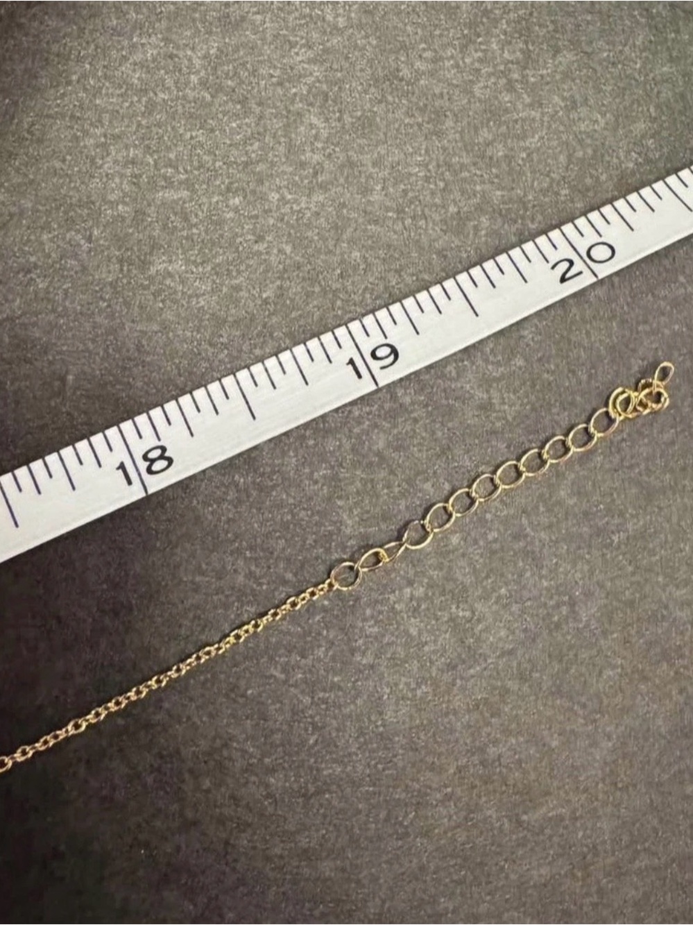 SIDE OF RANCH Script gold plated chain necklace - Picture 6 of 7